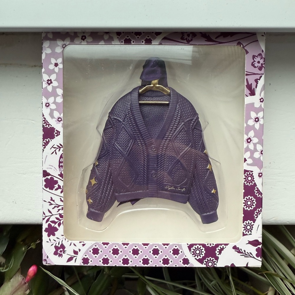 Taylor Swift Speak Now Cardigan ornament 2024 ✨💜